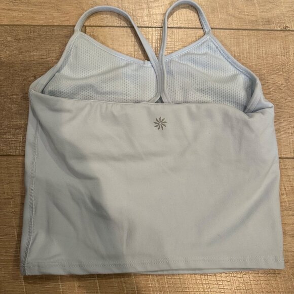 ATHLETA GIRL LIGHT BLUE SPORTS BRA MEDIUM 8-10 - Picture 2 of 3